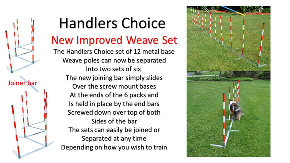 Handler's Choice New Improved Metal Weave Pole Base