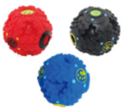 Cool Runners Rubber Snack Ball with Crackle